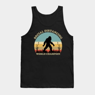 Bigfoot Social Distancing Champion Tank Top